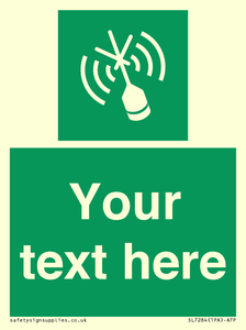 Custom sign safe condition Emergency position beacon